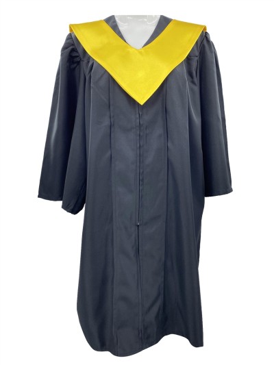 Manufacture Of Solid Color Graduation Gown Suits Custom Zipper Style
